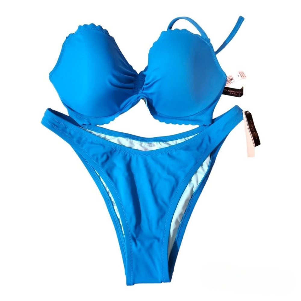 Victoria's Secret Sexy Tee Push-Up Bikini Top w/ Brazilian Bikini Bottom